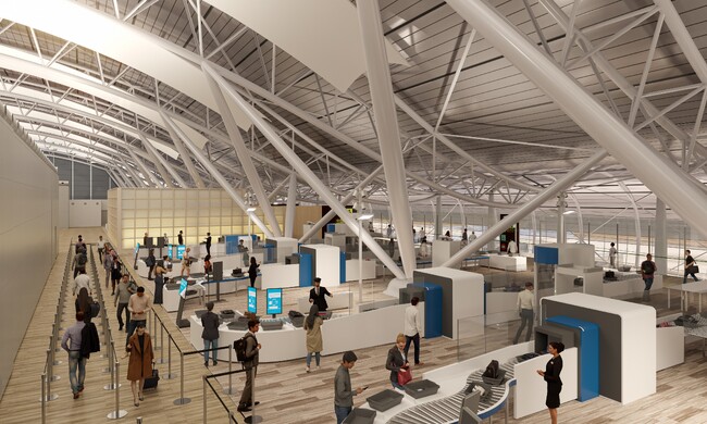 関西国際空港 T1リノベーション 4階国際線保安検査場先行オープン
