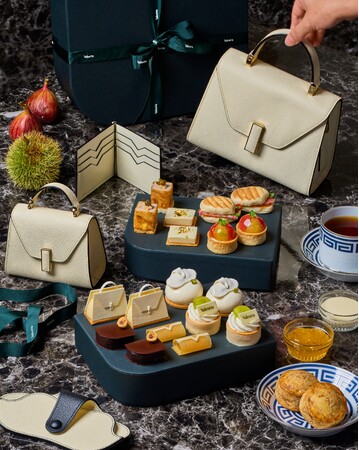 【セント レジス ホテル 大阪】真のラグジュアリーを追及する、２つのブランドのコラボレーション。上質と洗練を極める「セントレジスアフタヌーンティー with Valextra」