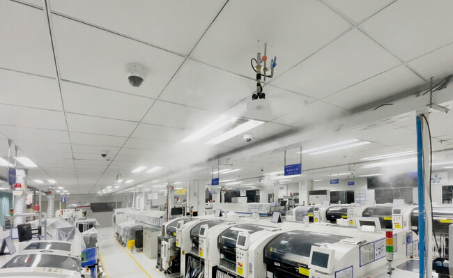 製造現場向け二流体ミスト加湿ソリューションの受注開始