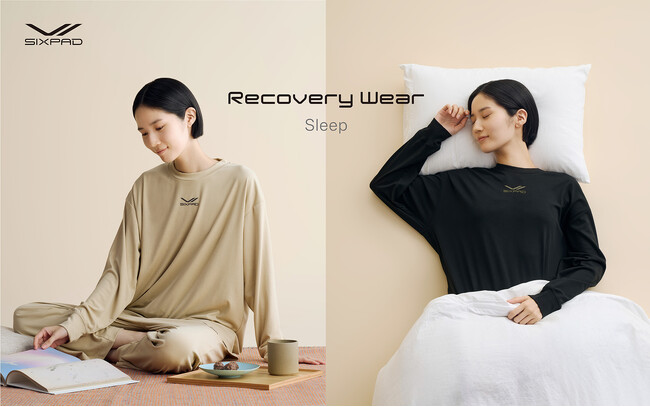 着て寝るだけで、疲労回復するSIXPAD Recovery Wear Sleepから細身デザインのウィメンズモデルや前開きパジャマなど、全10モデルを2024年10月10日に発売