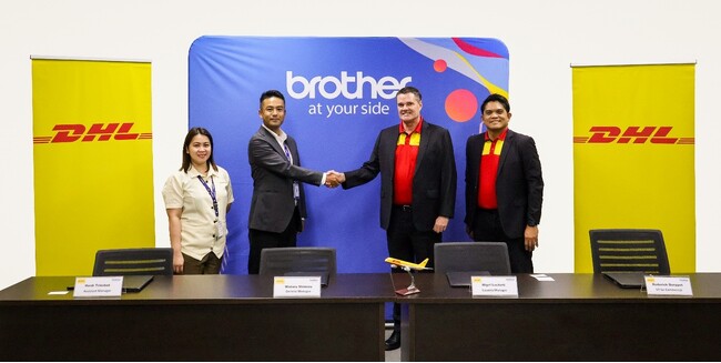 ブラザーインダストリーズ（フィリピン）とDHLエクスプレスが持続可能な航空燃料を使用してCO2排出を削減する契約を締結