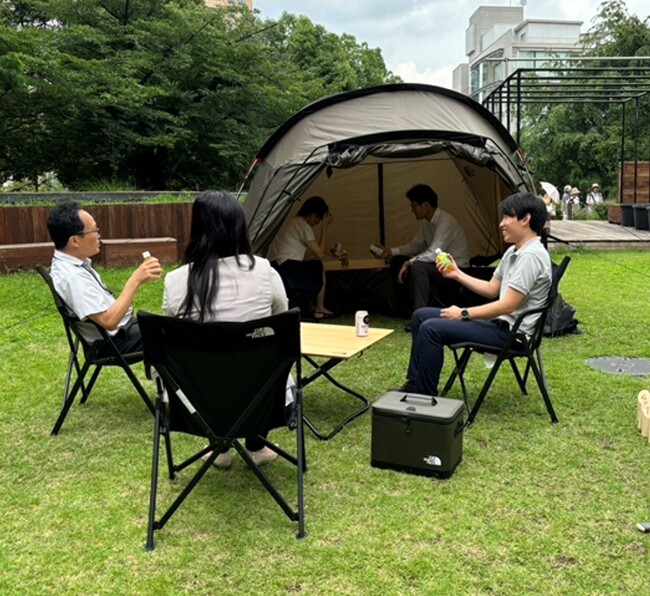 【恵比寿ガーデンプレイスは2024年10月8日で30周年】自由な働き方を実践する実験型ワークプレイス「ひらめきラボ」運用開始！～アウトドア、絶景、音楽。日常の中に非日常が交差するウェルネスオフィス～