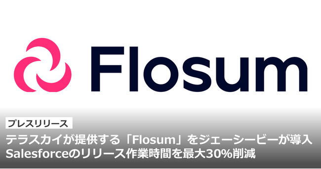 テラスカイが提供する「Flosum」をジェーシービーが導入
