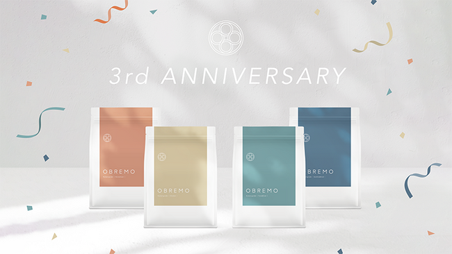 販売開始3周年で累計販売食数500万食を突破！ドッグフードブランド「OBREMO（オブレモ）」が3周年記念キャンペーンを開始