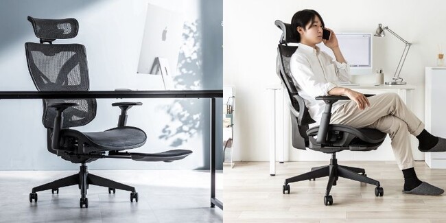 座面の高さが低めで日本人の体形に相応しいエルゴノミクスチェアを9月3日に発売