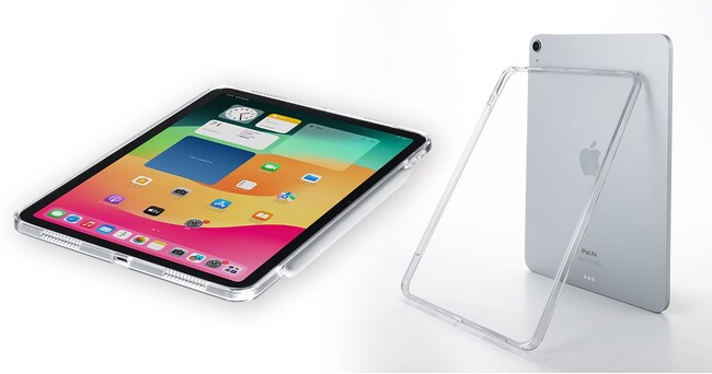 iPad Air/Pro（2024）を傷や衝撃から守るクリアハードケースを発売