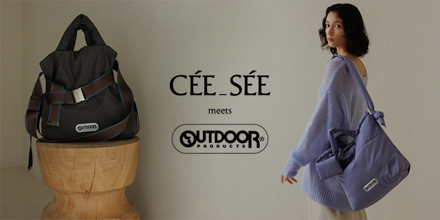 「CEE_SEE」meets「OUTDOOR PRODUCTS」ZOZOTOWN 限定コラボバッグが登場