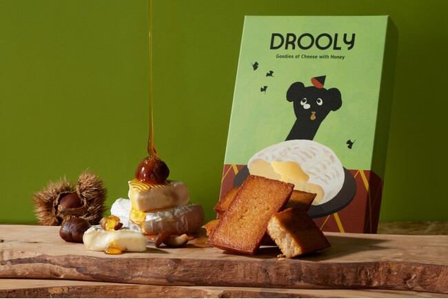 食欲の秋！【DROOLY(ドローリー)】から、マロンのグレーズをあしらった「パウンドケーキ」〔マロン＆カマンベールwithハニー〕を季節限定で新発売！