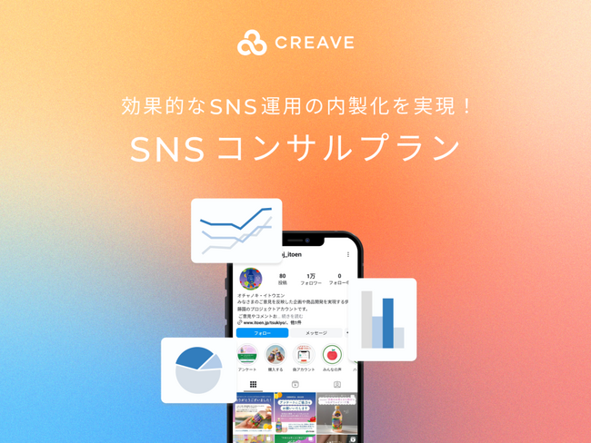 効果的なSNS運用の内製化を実現する『SNSコンサルプラン』を9月5日より提供開始！