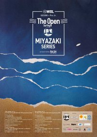 WSL公認「The Open Surfing Miyazaki Series」が9月11日(水)に開幕！第1弾は「QS3000 IBK宮崎プロ・WSLプロジュニア Presented by RASH」　稲葉玲王、松田詩野、都筑有夢路のオリンピアンもエントリー　宮崎県宮崎市木崎浜で開催