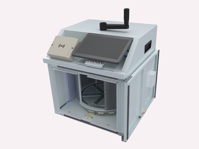 TOPPAN・オオクマ電子・イワサキ、ICタグを活用した回転式ボックス型RFIDリーダを開発