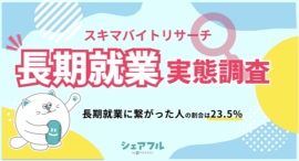 『シェアフル』スキマバイトリサーチ 第二回 長期就業 実態調査