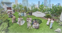地上50メートルから東京の美景を一望！2年連続口コミランキング1位の結婚式場「カサ・デ・アンジェラ青山」に、緑豊かなルーフトップガーデンがグランドオープン