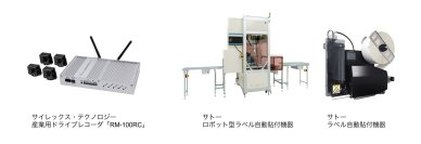 サトーのラベル自動貼付機器のオプションに、サイレックスの産業用ドライブレコーダが採用