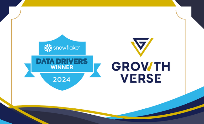GROWTH VERSE、Snowflake社主催「Data Drivers Awards」を受賞