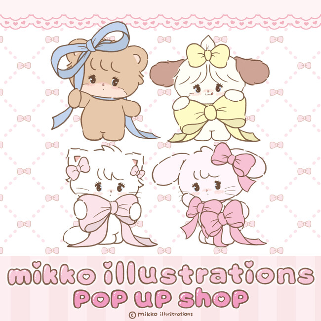 mikko illustrations POP UP SHOPがルミネエスト新宿で開催決定