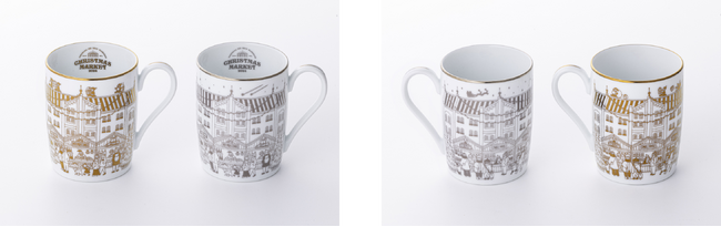 『Christmas Market in 横浜赤レンガ倉庫』にて、創立120周年の世界的な洋食器ブランド「ノリタケ」とコラボした金色と銀色に輝くクリスマスらしい“プレミアムマグカップ”が初登場！