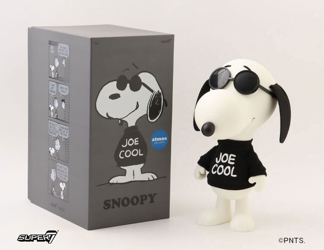 atmosが「ピーナッツ」に登場するスヌーピーの別人格”ジョー・クール”のフィギュアを世界100体限定の別注でデザイン