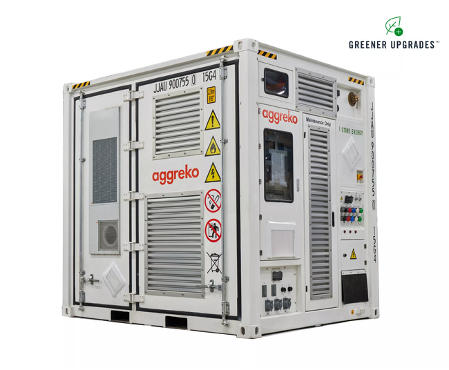 発電機レンタルの世界的リーダーAggreko、炭素排出量を抑えた「中型バッテリーエネルギー貯蔵システム」を発表