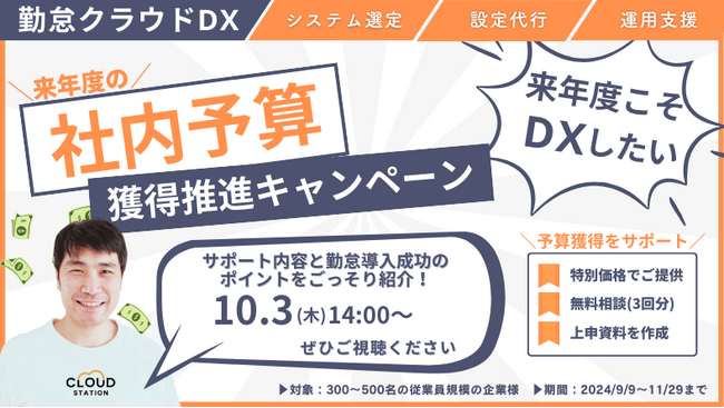 来期の成功はここから!社内予算を獲得して勤怠管理をDX化しよう!