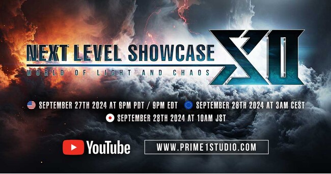 今回は２部構成！9/28（土）造形エンターテインメント番組「NEXT LEVEL SHOWCASE XII: WORLD OF LIGHT AND CHAOS 前編」公開決定