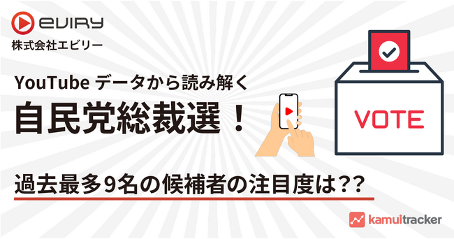 YouTubeデータから読み解く自民党総裁選!