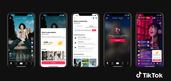 TikTok、サブスクリプション機能の提供範囲を拡大