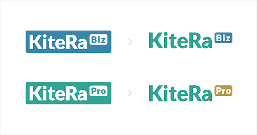 KiteRa Biz / KiteRa Proサービスロゴ変更によるブランド強化お客様との更なる結びつきを目指して