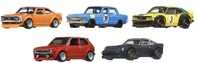世界No.1のミニカーブランドHot Wheels日本旧車で構成したシリーズ「ホットウィール カーカルチャー ジャパンヒストリックス4」9月下旬より発売！