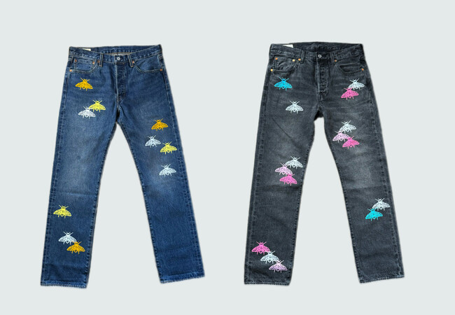 日本発のカスタマイズブランド「プリンチペプリヴェ」から、Levi's 501のカスタムプロダクト「BEE MY LEVI'S」が発売。