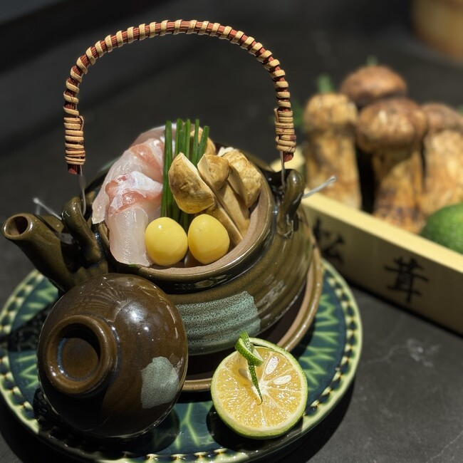 秋の味覚松茸が破格の原価!|1日限定10食|10月限定で絶品江戸前寿司コースを提供!