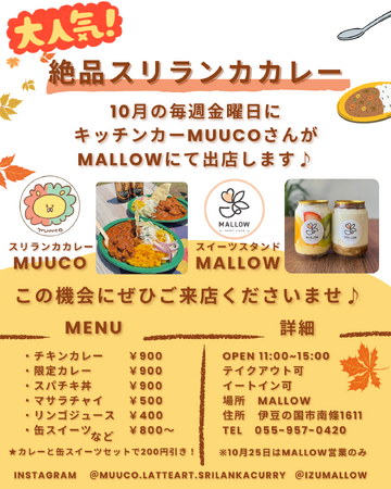 【大人気!!】旨みたっぷりで絶品!本場のスリランカカレーランチ in MALLOW