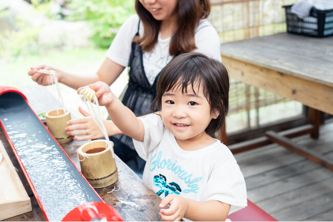 過ごしやすい秋に、流しそうめんをすすりませんか？【ウッドデザインパーク岡崎】