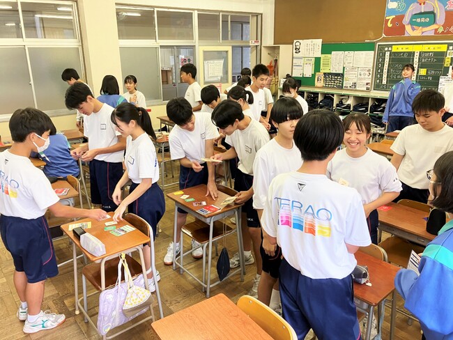 高崎市の中学校で特別授業　カードゲームでSDGsを身近に体感　10月10日（木）、17日（木）〔群馬〕