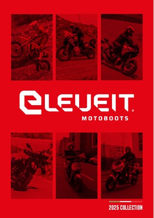 イタリア発のELEVEIT（エレベイト）が日本上陸！エンデューロ世界選手権9回優勝者である「スティーブ・ホルコム選手」が開発に関わる高機能バイク用ブーツブランド。日本総代理店：カスタムジャパン