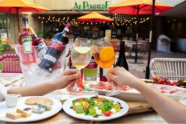 秋の爽快テラスでアペリティーボ！ 気軽に楽しいイタリア食文化体験。阪急うめだ本店最上階「TRATTORIA AL POMPIERE（トラットリア アル・ポンピエーレ）」で10月8日から。