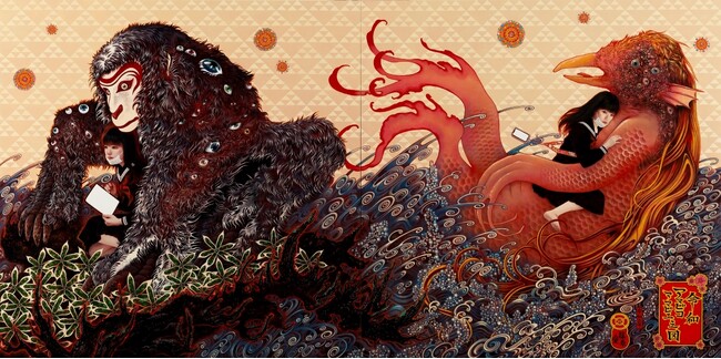 【銀座 蔦屋書店】篠原愛の個展「coexistence」を10月5日（土）より開催。コロナ禍に翻弄されながらもウィルスと共存して生きる現代人の姿を描く。