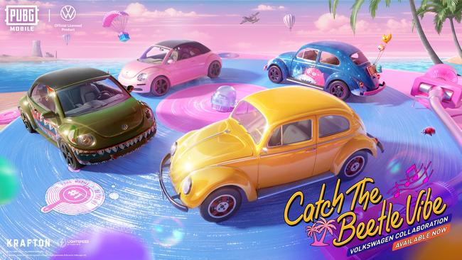 『PUBG MOBILE』にドイツの人気自動車メーカー『フォルクスワーゲン』が登場！