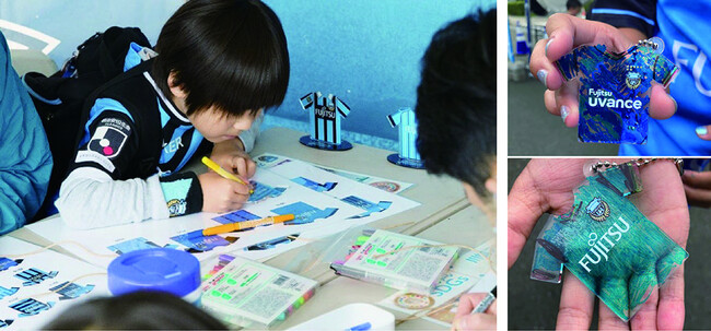 川崎フロンターレと川崎駅前店が共催！廃材アクリルパネルでユニフォームキーホルダーを作ろう～「やってみよう！SDGs in ラゾーナ川崎プラザ」で～