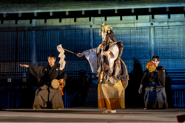 三重県・明和町で斎宮奉納薪能・観世流「野宮」を公演
