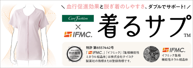 高齢者向け健康サポート衣料ブランド「着るサプ(TM)」を新たに展開開始