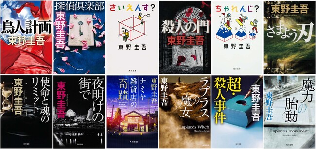 東野圭吾氏フェア「本嫌いでもこの作家は読んでいる。だから角川文庫累計1000万部突破！」を2024年10月7日（月）より開催！　けんご氏のフェア応援メッセージも到着！