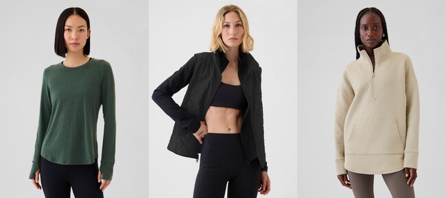 Gap、あらゆるアクティブシーンを楽しめるスポーツウェアラインGapFitからFALL 2024最新コレクションを発売中