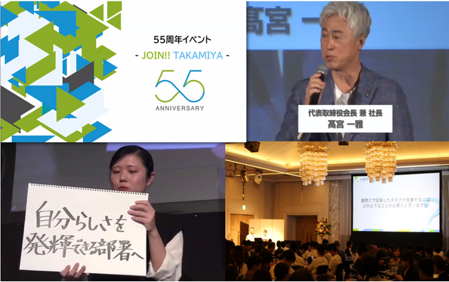 建設課題の解決に取り組むタカミヤが、創業55周年を機に若手中心の社内オンラインイベントを実施