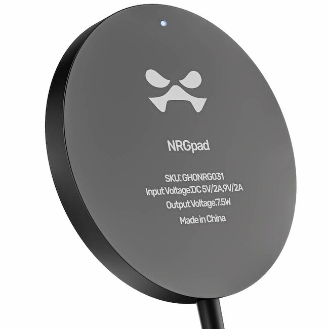 スマートフォン関連製品ブランド 「ゴーステック」 からMagSafeワイヤレス充電器”NRGパッド”が発売