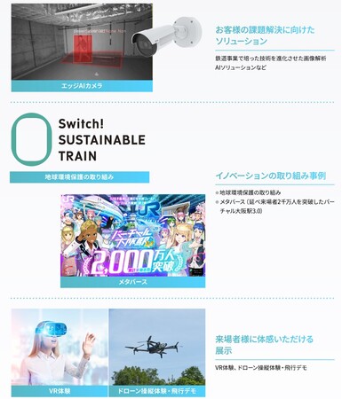 JR西日本グループの総合展示会「JR西日本グループイノベーション＆チャレンジデイ2024」の開催
