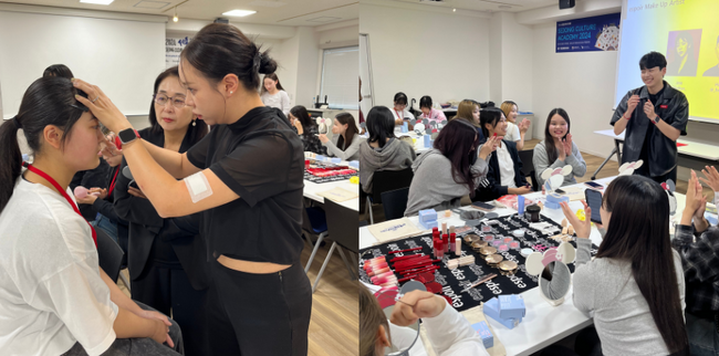 韓国に触れる豊富な機会を提供 espoirプロメイクアップアーティストによるK-Beautyメイクアップ講座を開催！