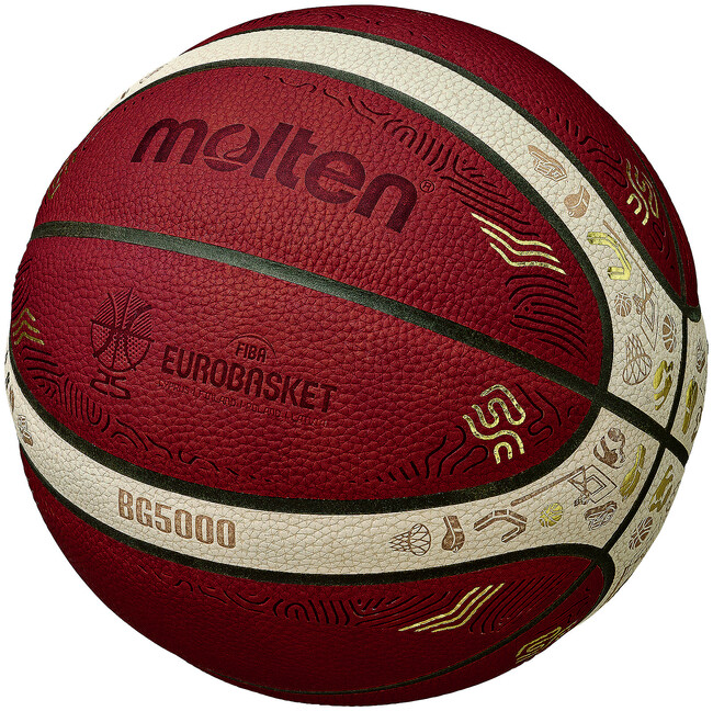 FIBA EuroBasket 2025 限定デザインの公式試合球　2024年11月1日(金)販売スタート
