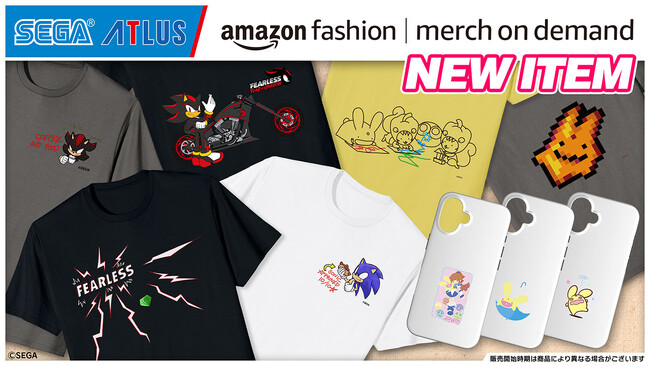 「ソニック」「ぷよぷよ」の新作商品がAmazon Merch on Demandに登場!