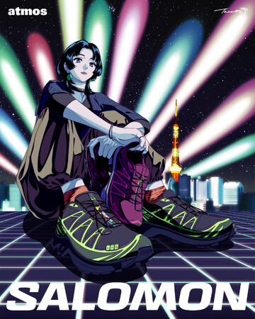 SALOMONの人気モデル”XT-6” からatmos エクシクルーシブで “NEON TOKYO”が遂に登場!